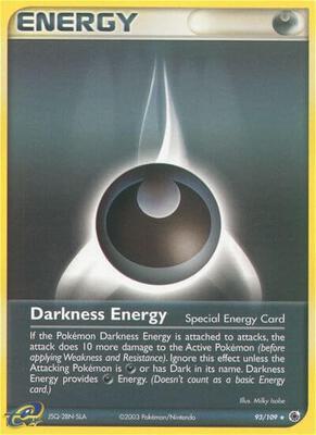 Darkness Energy (Special) card from EX Ruby and Sapphire