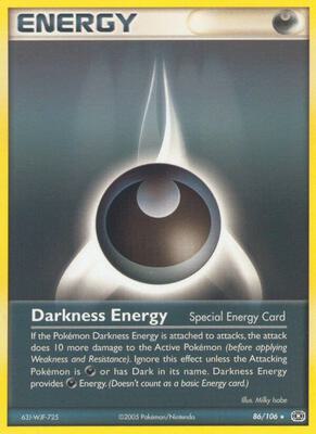Darkness Energy (Special) card from EX Emerald