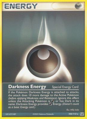 Darkness Energy (Special) card from EX Delta Species