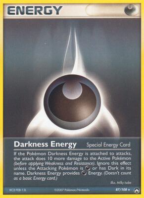Darkness Energy (Special) card from EX Power Keepers