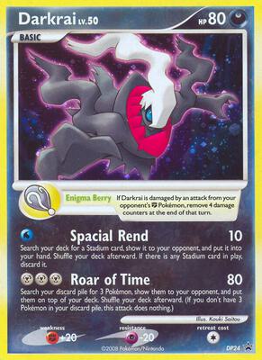 Darkrai - DP24 card from Diamond and Pearl Promos