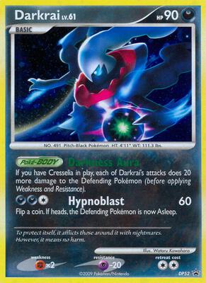 Darkrai - DP52 card from Diamond and Pearl Promos