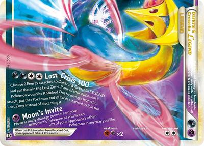 Darkrai & Cresselia Legend (Bottom) card from Triumphant