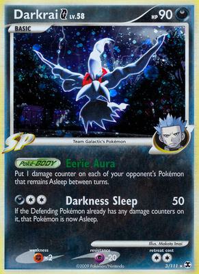 Darkrai G card from Rising Rivals