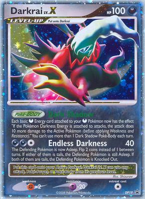 Darkrai LV.X - DP19 card from Diamond and Pearl Promos