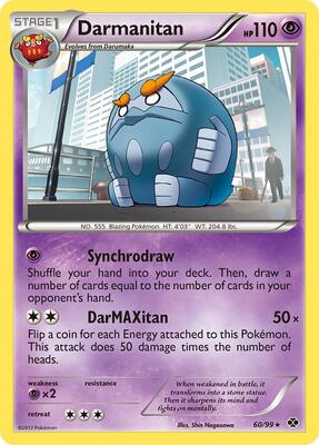 Darmanitan card from Next Destinies