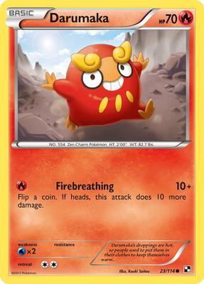 Darumaka (23) card from Black and White