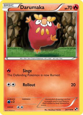 Darumaka (24) card from Black and White