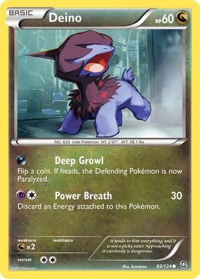 Deino (93) card from Dragons Exalted