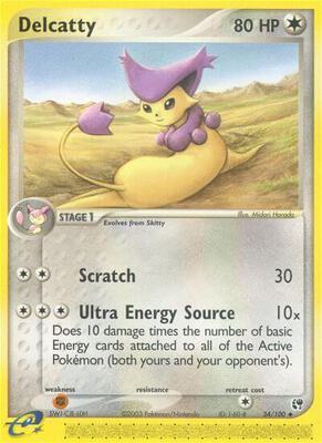 Delcatty card from EX Sandstorm