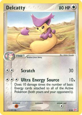 Delcatty card from EX Trainer Kit 1: Latias & Latios