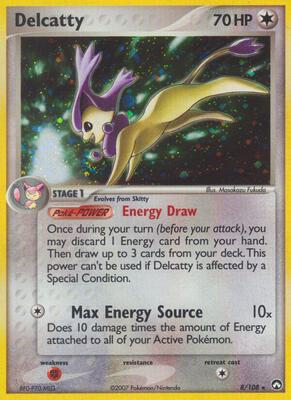 Delcatty card from EX Power Keepers