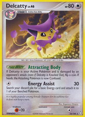 Delcatty card from Legends Awakened