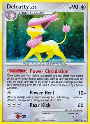 Delcatty card from Platinum