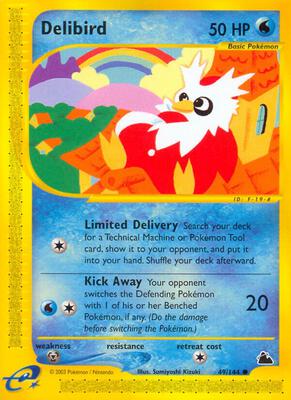 Delibird card from Skyridge
