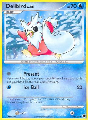 Delibird card from Great Encounters