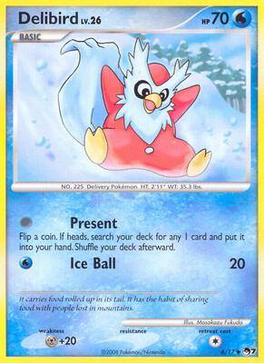 Delibird card from POP Series 7
