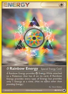 Delta Rainbow Energy card from EX Dragon Frontiers