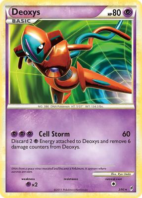 Deoxys card from Call of Legends