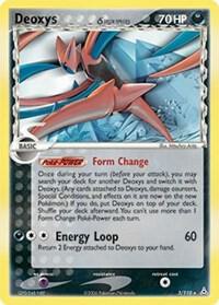 Deoxys (Delta Species - Attack Forme) card from EX Holon Phantoms
