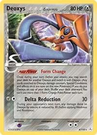 Deoxys (Delta Species - Defense Forme) card from EX Holon Phantoms