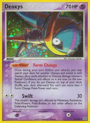 Deoxys (Speed Forme) card from EX Emerald