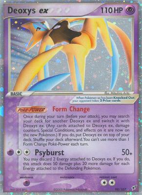 Deoxys ex (Attack Forme) card from EX Deoxys