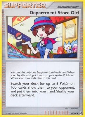 Department Store Girl card from Arceus
