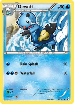Dewott card from Boundaries Crossed