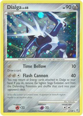 Dialga card from Diamond and Pearl