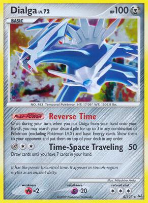 Dialga (5) card from Platinum