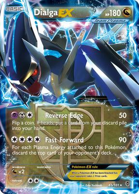 Dialga EX (Team Plasma) card from Plasma Blast
