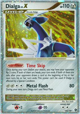 Dialga LV.X card from Great Encounters