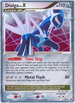 Dialga LV.X - DP17 card from Diamond and Pearl Promos