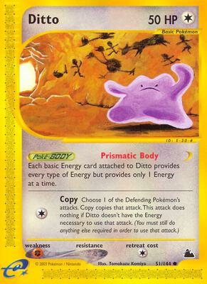 Ditto card from Skyridge