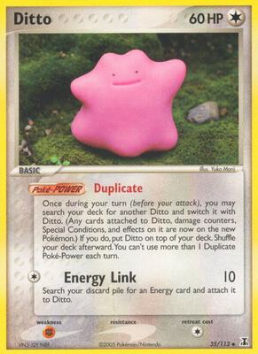 Ditto card from EX Delta Species
