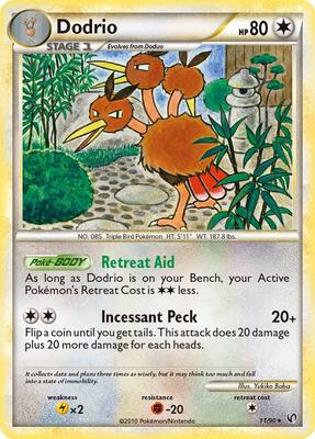 Dodrio card from Undaunted