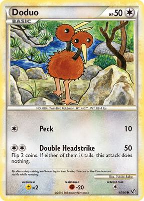 Doduo card from Undaunted