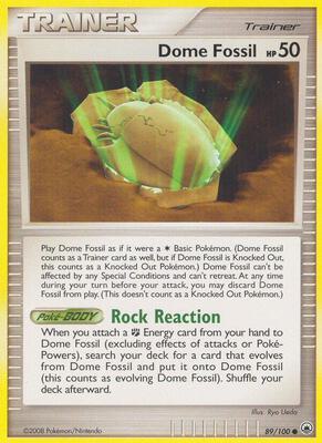 Dome Fossil card from Majestic Dawn