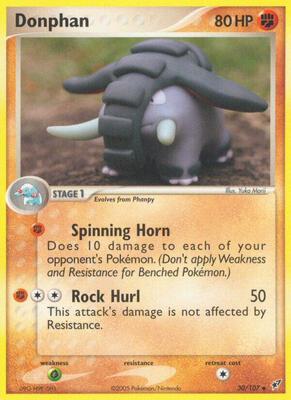 Donphan card from EX Deoxys