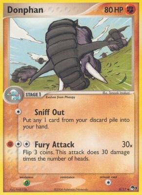 Donphan card from POP Series 3