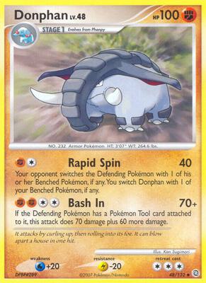 Donphan card from Secret Wonders