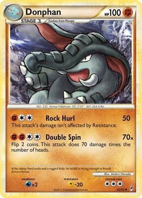 Donphan card from Call of Legends