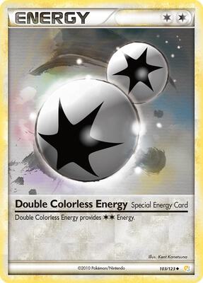 Double Colorless Energy card from HeartGold SoulSilver