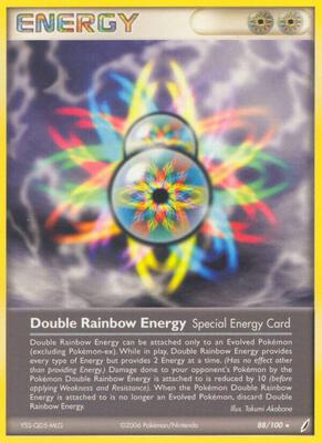 Double Rainbow Energy card from EX Crystal Guardians