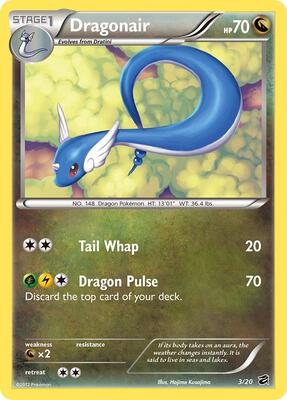 Dragonair (3) card from Dragon Vault