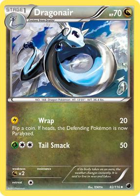 Dragonair card from Plasma Freeze