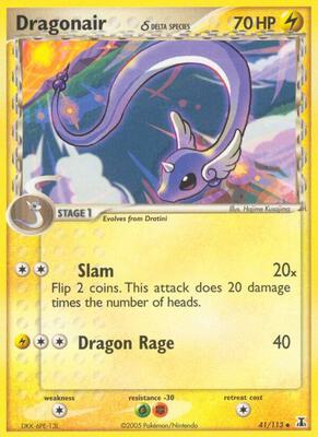Dragonair - 41/113 (Delta Species) card from EX Delta Species