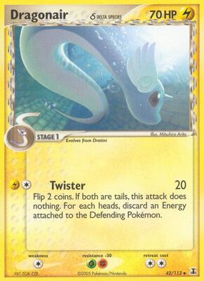 Dragonair - 42/113 (Delta Species) card from EX Delta Species