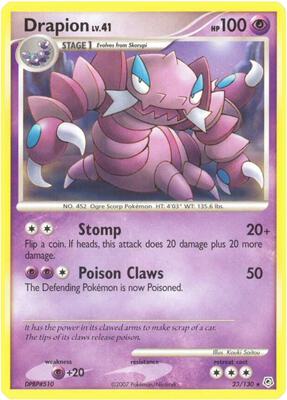 Drapion card from Diamond and Pearl